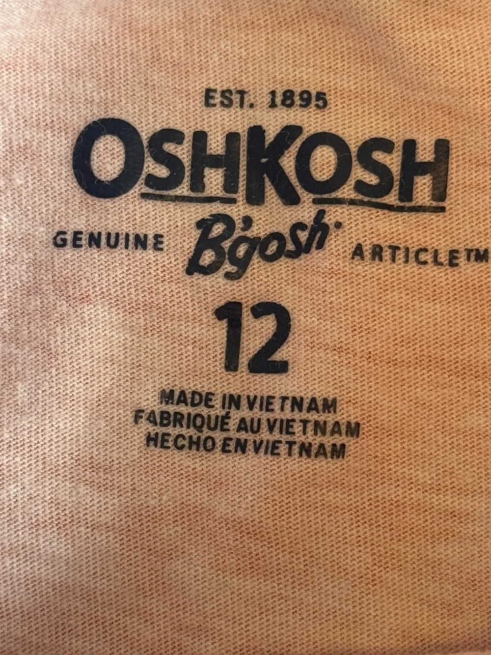 OshKosh size 12 boys tank top